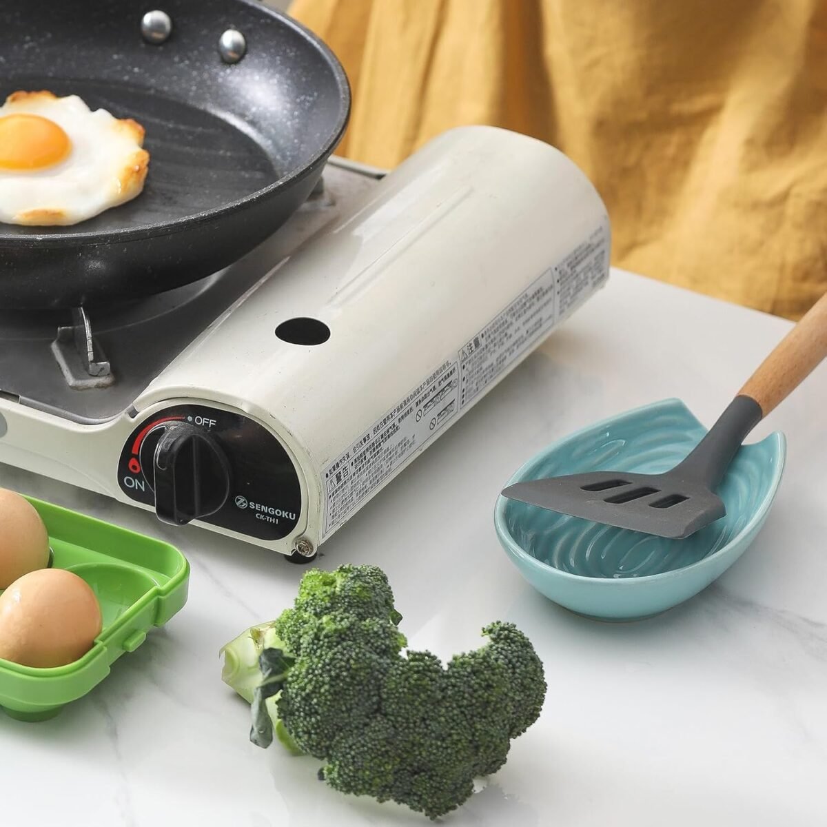 1750870346 Spoon Rest for Kitchen Counter Ceramic Cooking Spoon H