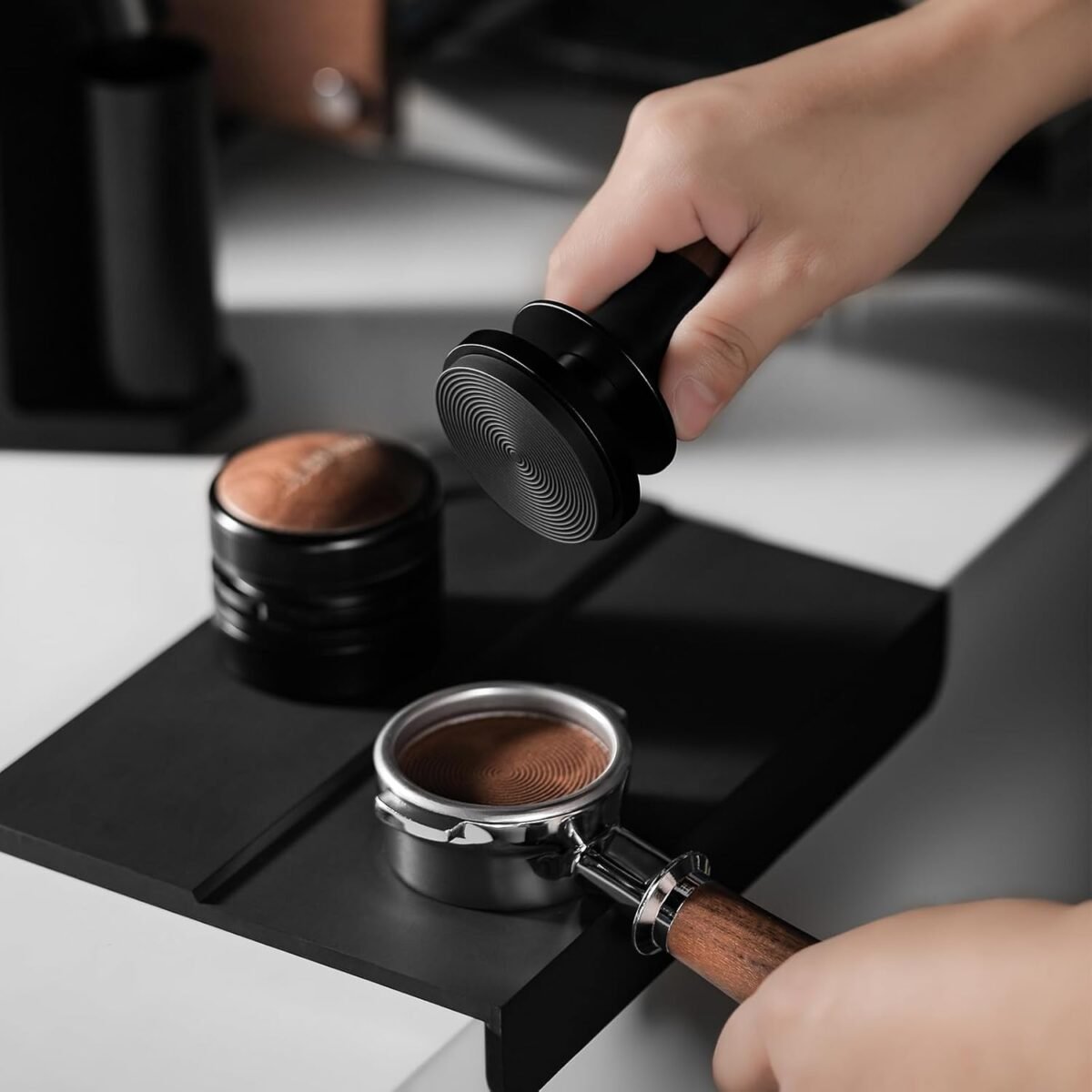1750956779 MHW 3BOMBER 58mm Espresso Coffee Tamper with Three Spri
