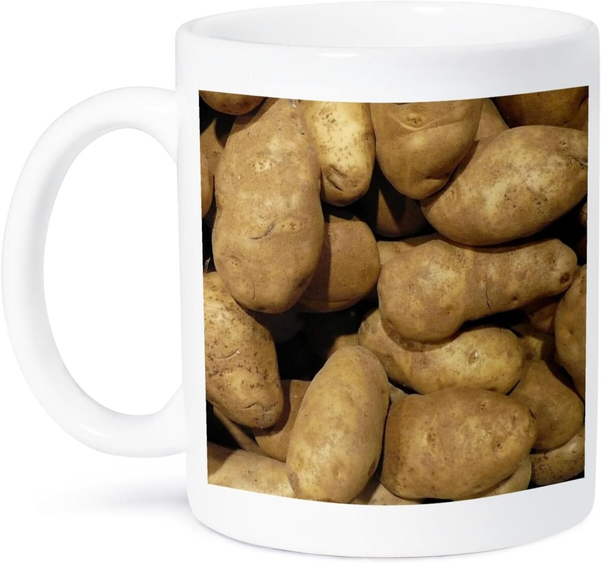 3dRose mug 7883 1 Potato Pile Ceramic Mug Multicolor