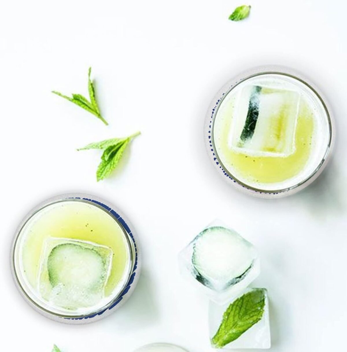 1751389192 AD Set of 6 Coasters for Drinks Absorbing Round Ceramic