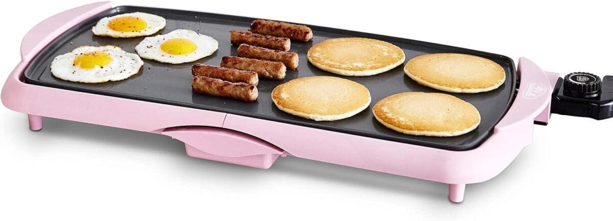 GreenLife 20 Extra Large Electric Griddle Non Toxic P