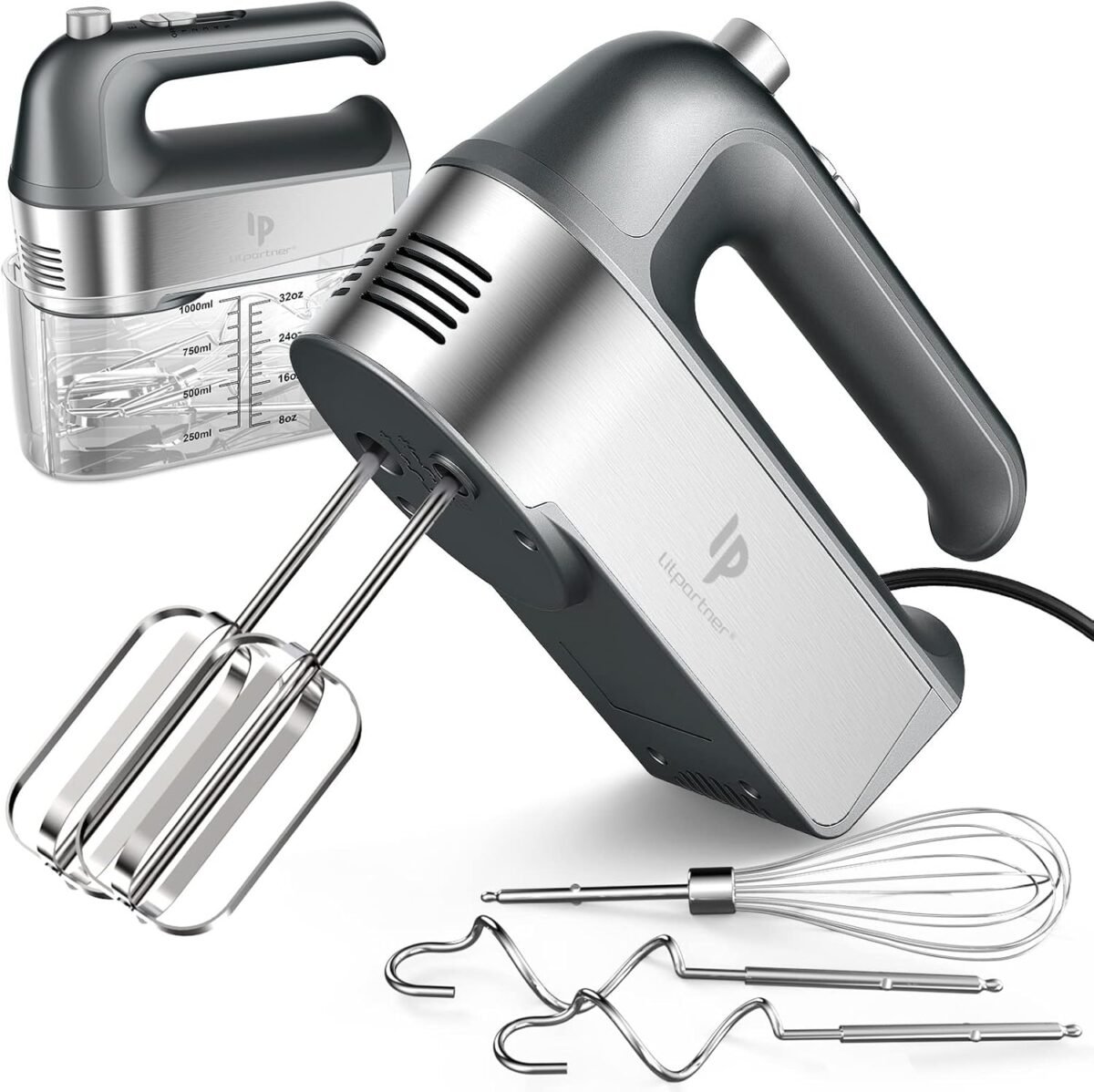 Hand Mixer Electric 450W Kitchen Mixers with Scale Cup